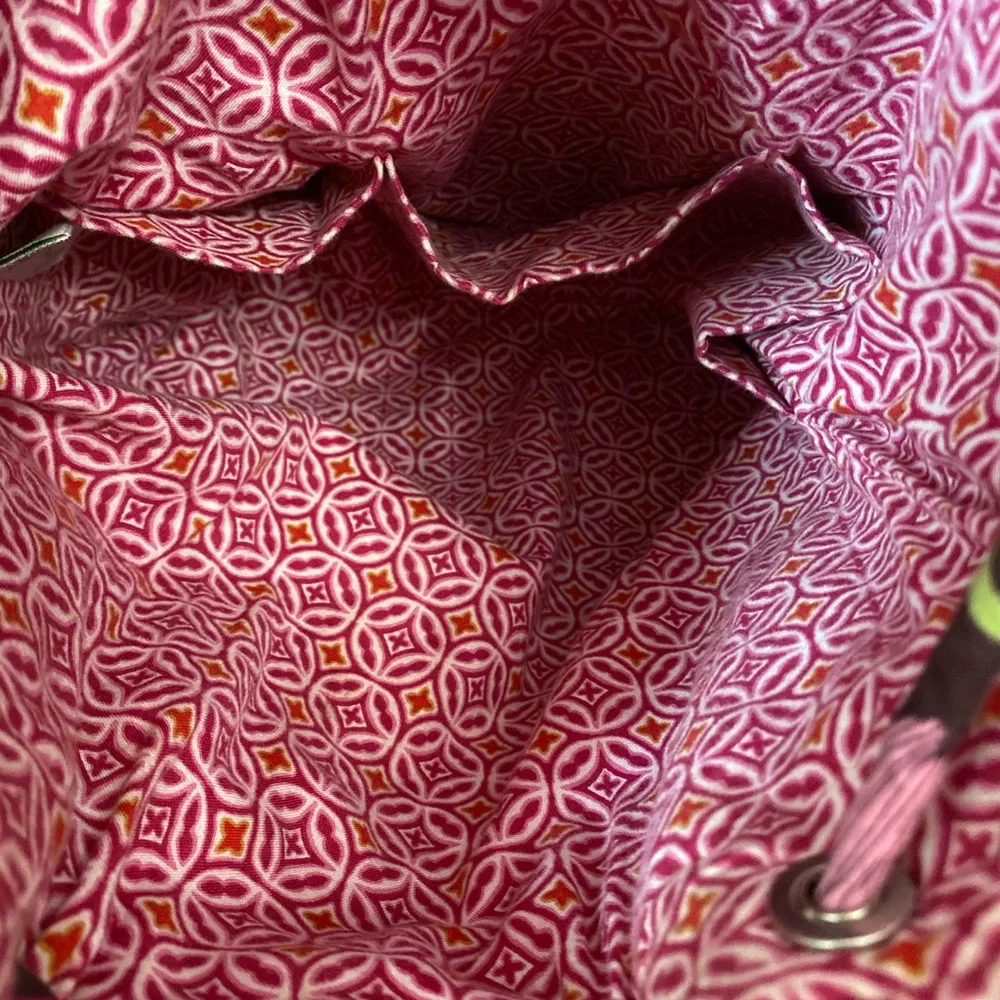 EUC VERA BRADLEY | Small Backpack Pink Brown